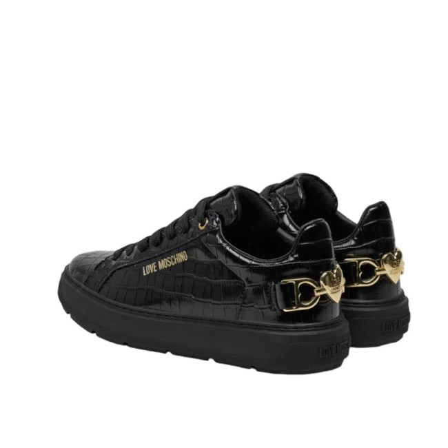 ΓΥΝΑΙΚΕΙΑ SNEAKERS ΜΑΥΡΟ LOVE MOSCHINO JA15394G0LIB0000