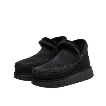 ΓΥΝΑΙΚΕΙΟ ΜΠΟΤΑΚΙ ΜΑΥΡΟ MOU MU.FW531009A ESKIMO BOUNSE SNEAKER
