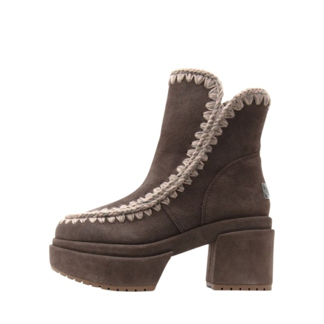 ΓΥΝΑΙΚΕΙΟ ΜΠΟΤΑΚΙ ΓΚΡΙ MOU MU.FW701000A PLATFORM BOOTIE BRPEP