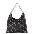 ΓΥΝΑΙΚΕΙΑ ΤΣΑΝΤΑ ΩΜΟΥ ΜΑΥΡΗ/ΑΣΗΜΙ RICHMOND RWP25020BO REAL LEATHER SHOULDER BAG