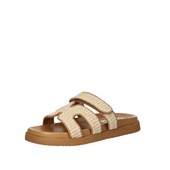 WOMEN'S SLIPPERS BEIGE/CAMEL STEVE MADDEN SM11003028-04004-380 MISSILE