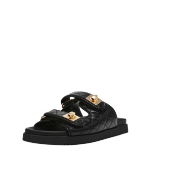 WOMEN'S SLIPPERS BLACK STEVE MADDEN SM11003714-03001-217 SCHMONA-CN