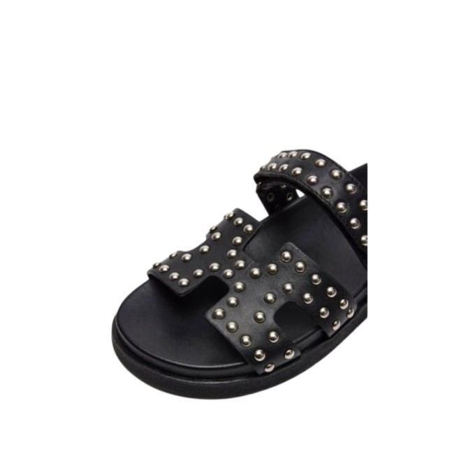 ΓΥΝΑΙΚΕΙΑ SLIPPERS ΜΑΥΡΟ STEVE MADDEN SM11003772-03001-032 BLACK WITH STUDS LEATHER ΓΥΝΑΙΚΕΙΑ SLIPPERS ΜΑΥΡΟ STEVE MADDEN SM11003772-03001-032 BLACK WITH STUDS LEATHER