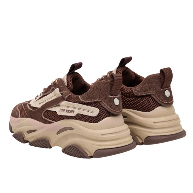 ΓΥΝΑΙΚΕΙΟ SNEAKER ΚΑΦΕ STEVE MADDEN POSSESSION-E 11004652 GCS-GND COFFE SUE 600001165