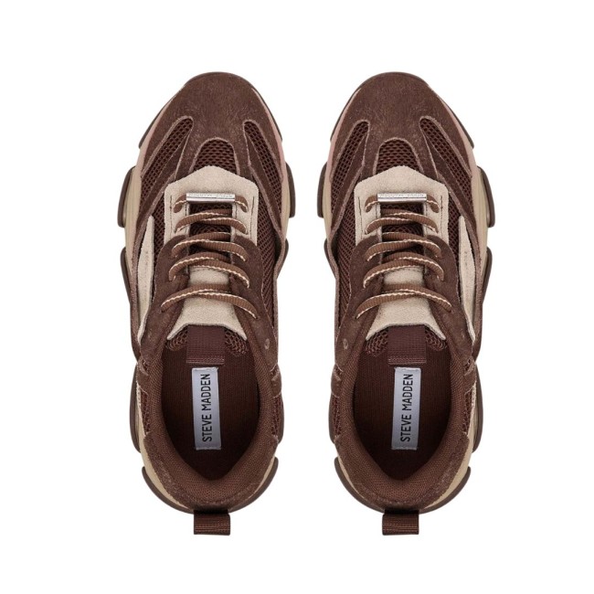 ΓΥΝΑΙΚΕΙΟ SNEAKER ΚΑΦΕ STEVE MADDEN POSSESSION-E 11004652 GCS-GND COFFE SUE 600001165