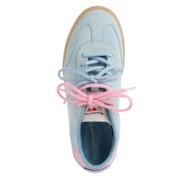 ΓΥΝΑΙΚΕΙΟ SNEAKER ΓΑΛΑΖΙΟ/ΡΟΖ TAMARIS 1-23609-46 880 LIGHT BLUE