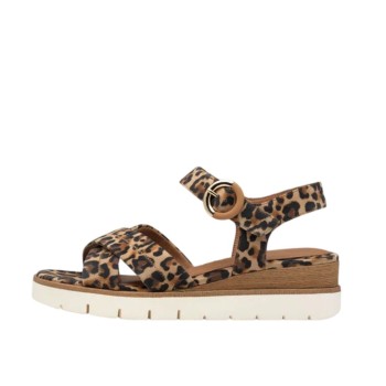 ΓΥΝΑΙΚΕΙΟ ΣΑΝΔΑΛΙ LEOPARD TAMARIS 1-28202-42 360