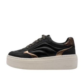 ΓΥΝΑΙΚΕΙΟ SNEAKER ΜΑΥΡΟ/BRONCE TAMARIS 1-23756-45 075