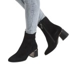 ΓΥΝΑΙΚΕΙΟ ΜΠΟΤΑΚΙ ΜΑΥΡΟ TAMARIS 1-25341-45 004