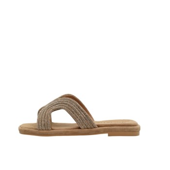 ΓΥΝΑΙΚΕΙΟ SLIPPER ΚΑΜΗΛΟ ALMA EN PENA V251900 SUEDE SAND