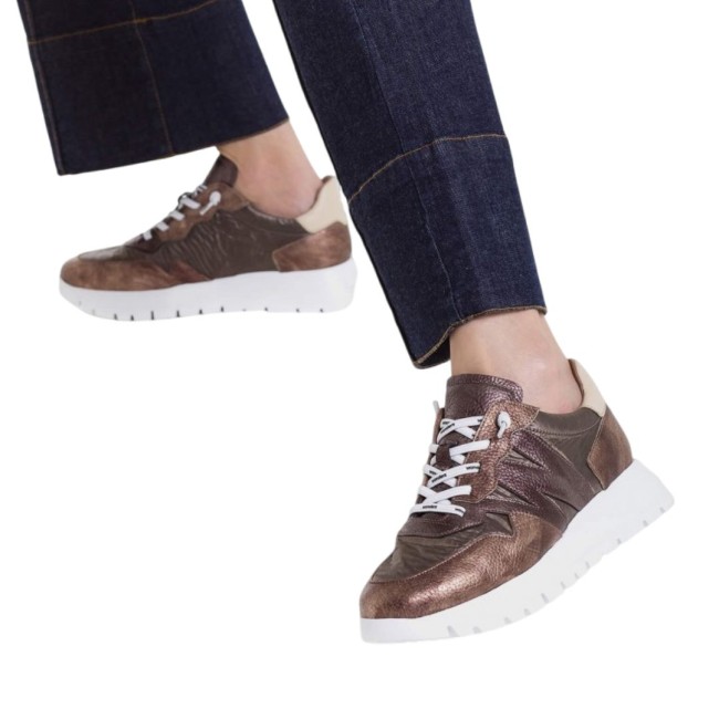 ΓΥΝΑΙΚΕΙΟ SNEAKER ΚΑΦΕ/ΧΡΥΣΟ WONDERS A-2491 ΓΥΝΑΙΚΕΙΟ SNEAKER ΚΑΦΕ/ΧΡΥΣΟ WONDERS A-2491