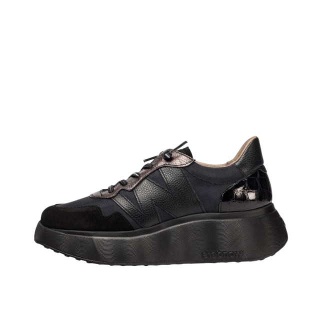 ΓΥΝΑΙΚΕΙΟ SNEAKER ΜΑΥΡΟ WONDERS A-3631 ΓΥΝΑΙΚΕΙΟ SNEAKER ΜΑΥΡΟ WONDERS A-3631
