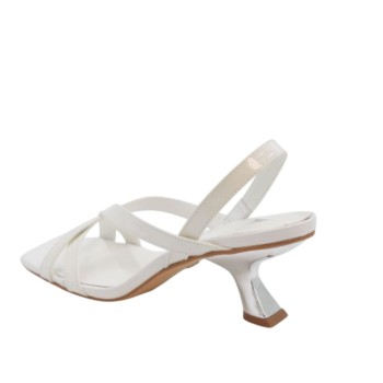 WOMEN'S WHITE SANDALS CARRANO 681016/MET01 WHITE
