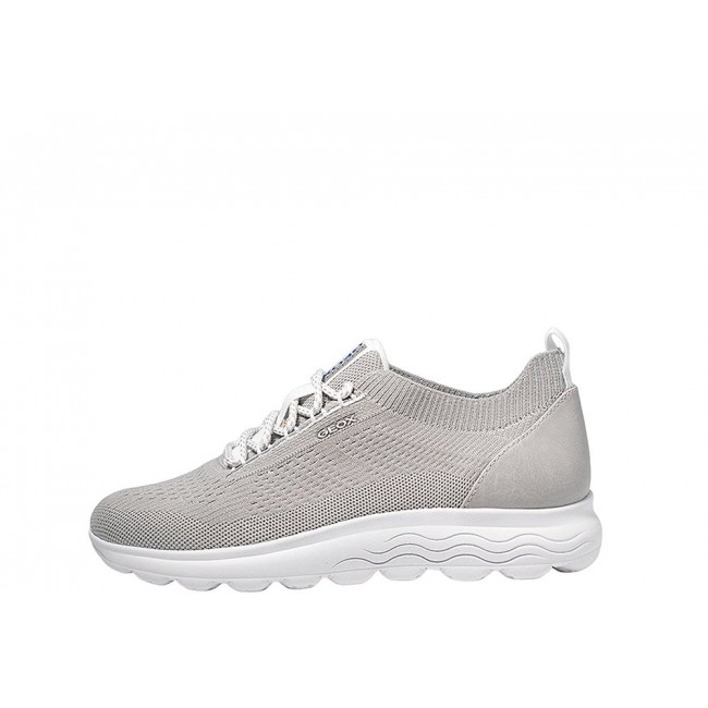 ΓΥΝΑΙΚΕΙΑ SNEAKERS ΓΚΡΙ GEOX D SPHERICA A-KNITTED TEXT D15NUA 0006K C1010