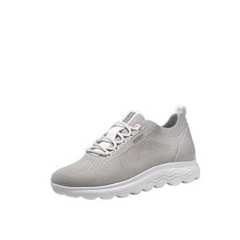 ΓΥΝΑΙΚΕΙΑ SNEAKERS ΓΚΡΙ GEOX D SPHERICA A-KNITTED TEXT D15NUA 0006K C1010