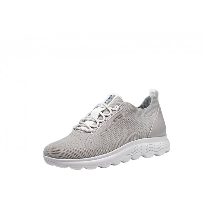 ΓΥΝΑΙΚΕΙΑ SNEAKERS ΓΚΡΙ GEOX D SPHERICA A-KNITTED TEXT D15NUA 0006K C1010