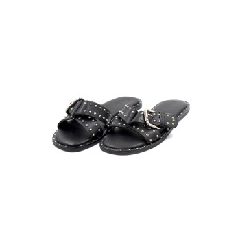 ΓΥΝΑΙΚΕΙΑ SLIPPERS ΜΑΥΡΟ INUOVO 102039 