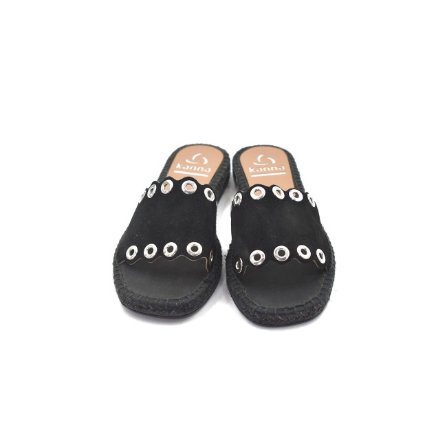 ΓΥΝΑΙΚΕΙΑ SLIPPERS ΜΑΥΡΟ KANNA KV8191 