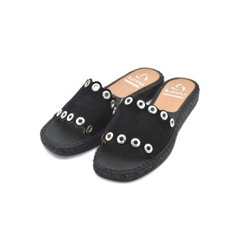 ΓΥΝΑΙΚΕΙΑ SLIPPERS ΜΑΥΡΟ KANNA KV8191 